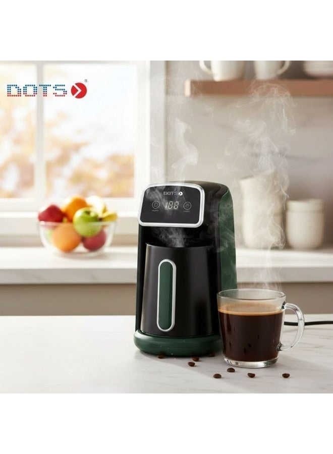 دوتس صانعة قهوة 0.25 لتر بشاشة رقمية وتسخين، 600 واط، مثالية للمنزل والمكتب والسفر BCT1015D2 - Image 5